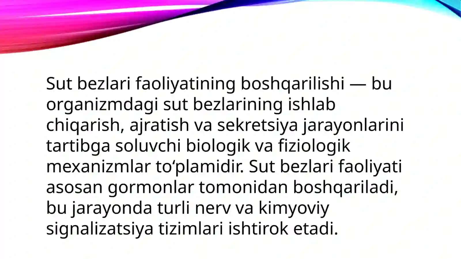 Sut bezlari faoliyatinining boshqarilishi 3