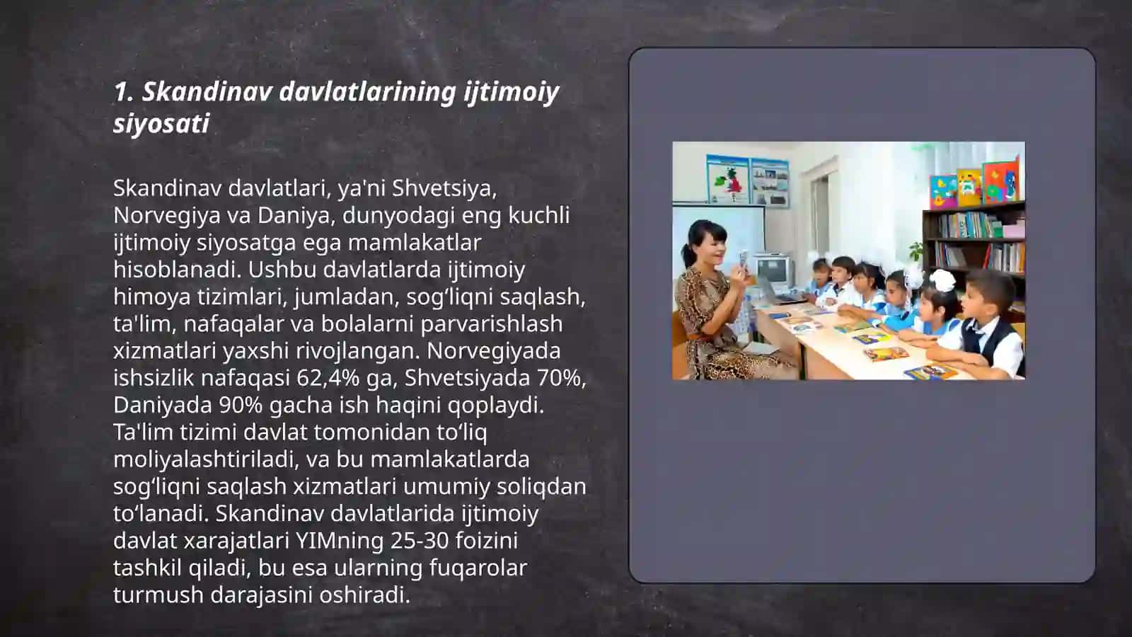 Ijtimoiy siyosatni amalga oshirishda jahon tajribasi 3