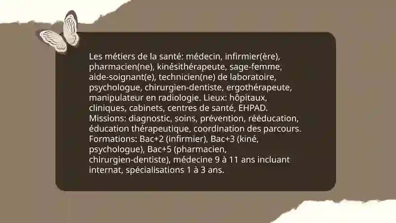 Les professions et les métiers 3