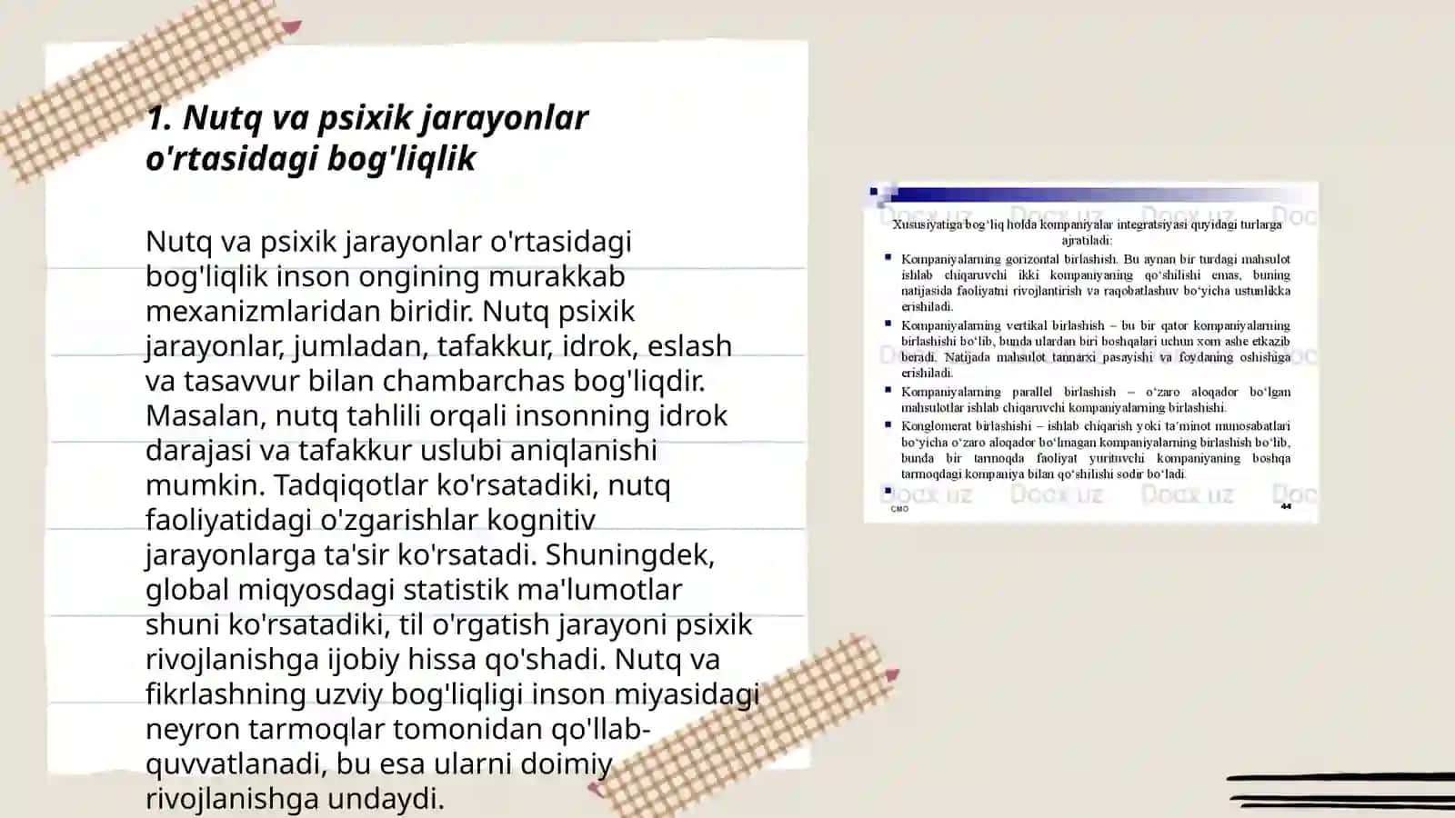 psixik jarayonlarning vujudga kelishida nutqning ahamiyati 3