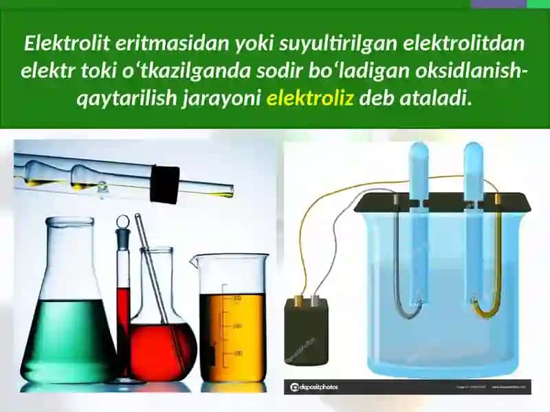 Elektroliz va uning amaliyahamiyati 3