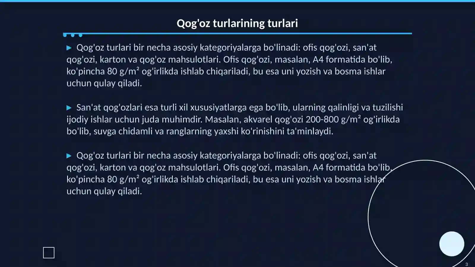 Qog'oz turlaridan namunalar tayyorlash 3