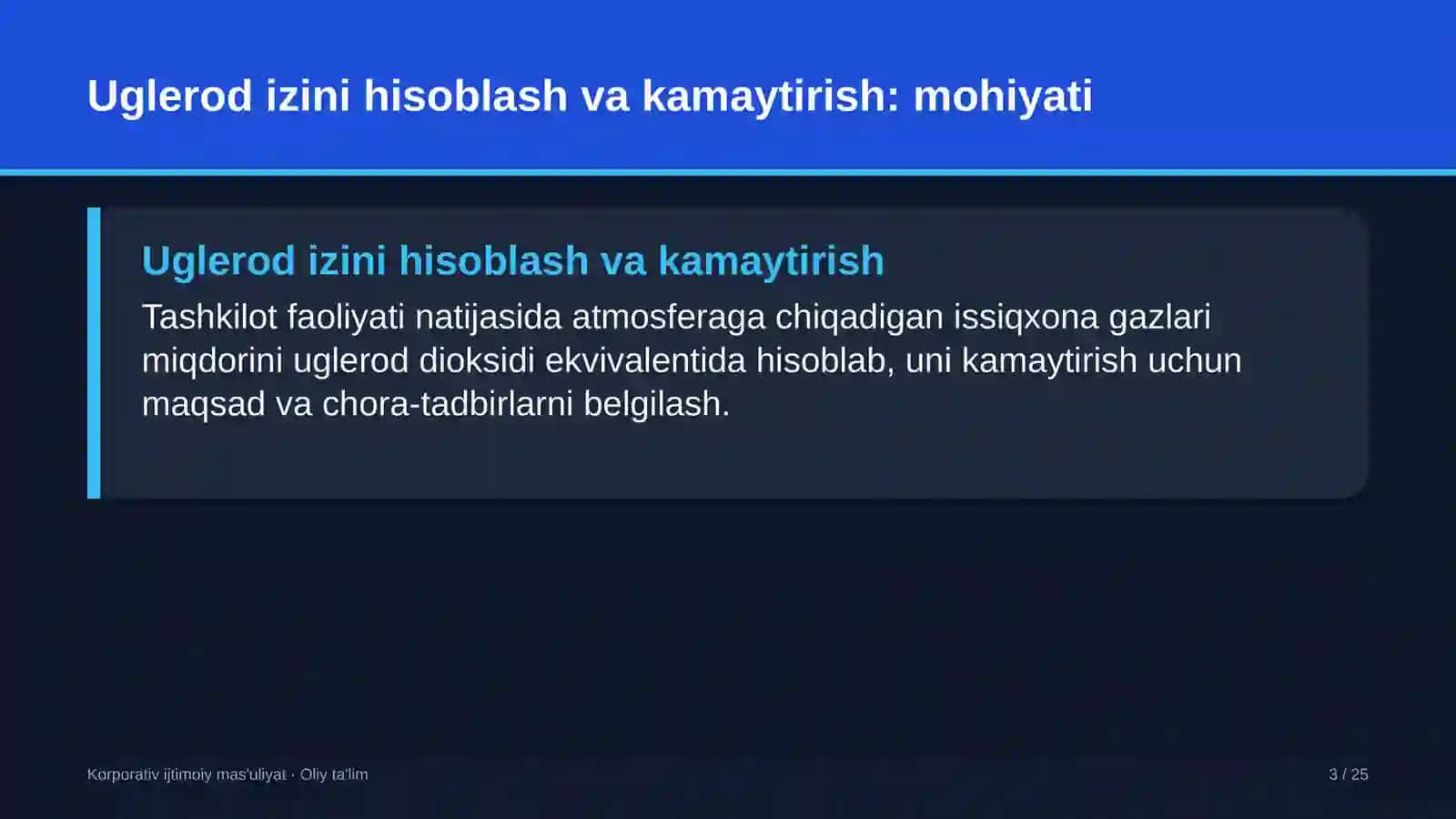 nevrologiya bo'limlarida uglerod izini hisoblash va kamaytirish 3326 3
