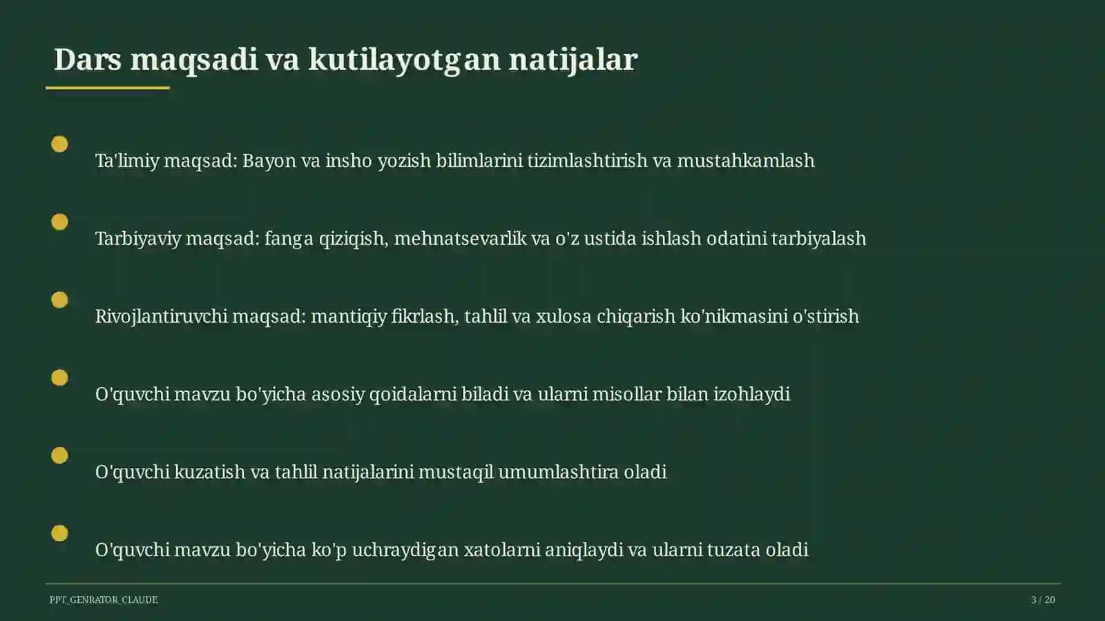 Bayon va insho yozish (4-sinf) 3
