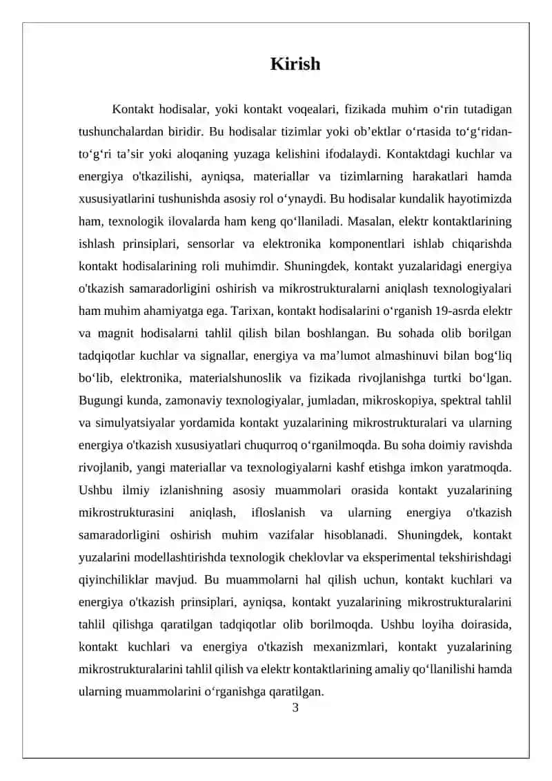 Kontakt hodisalar 3