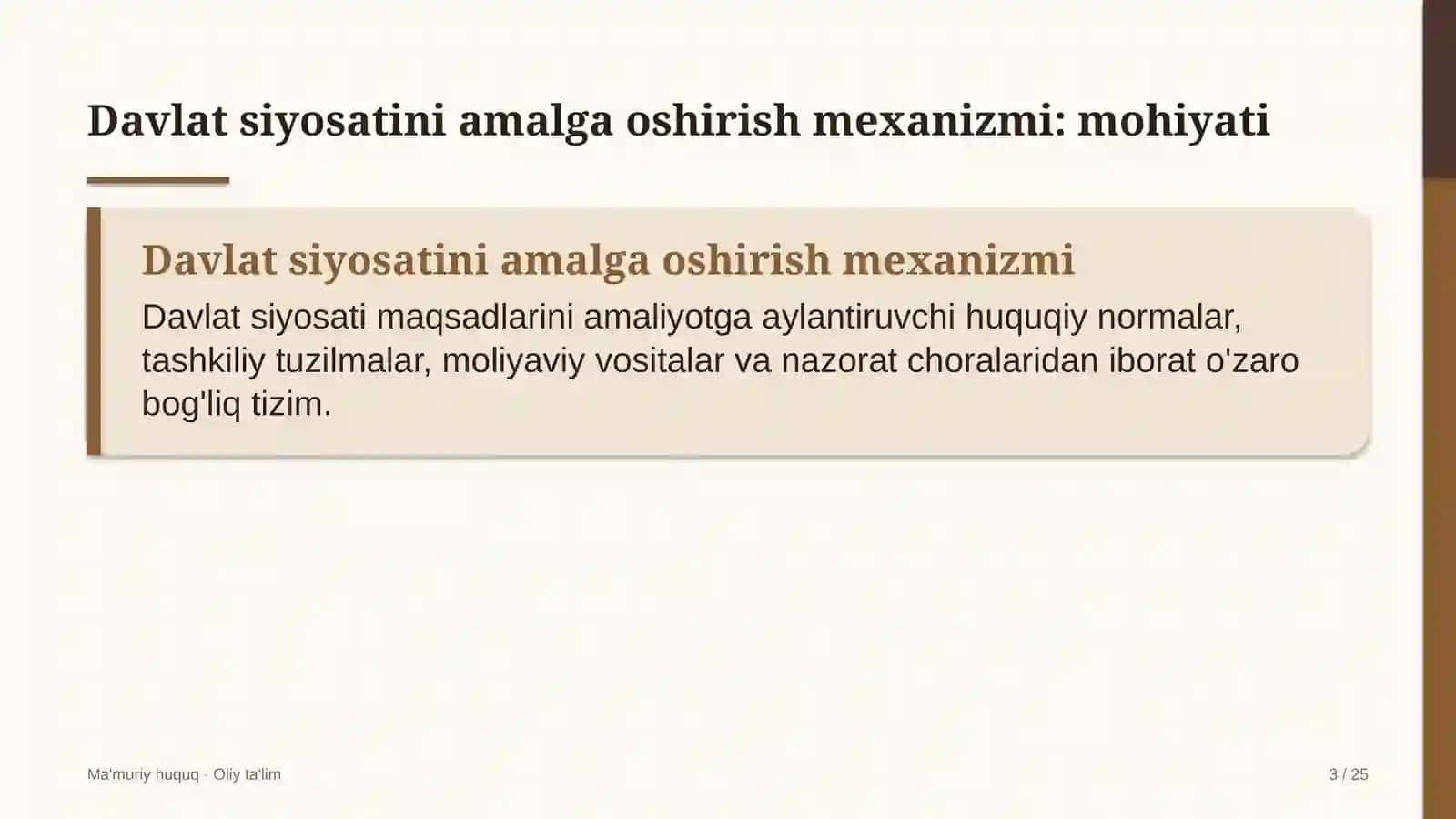 Atrof-muhitni muhofaza qilish organlarida davlat siyosatini amalga oshirish mexanizmi 3
