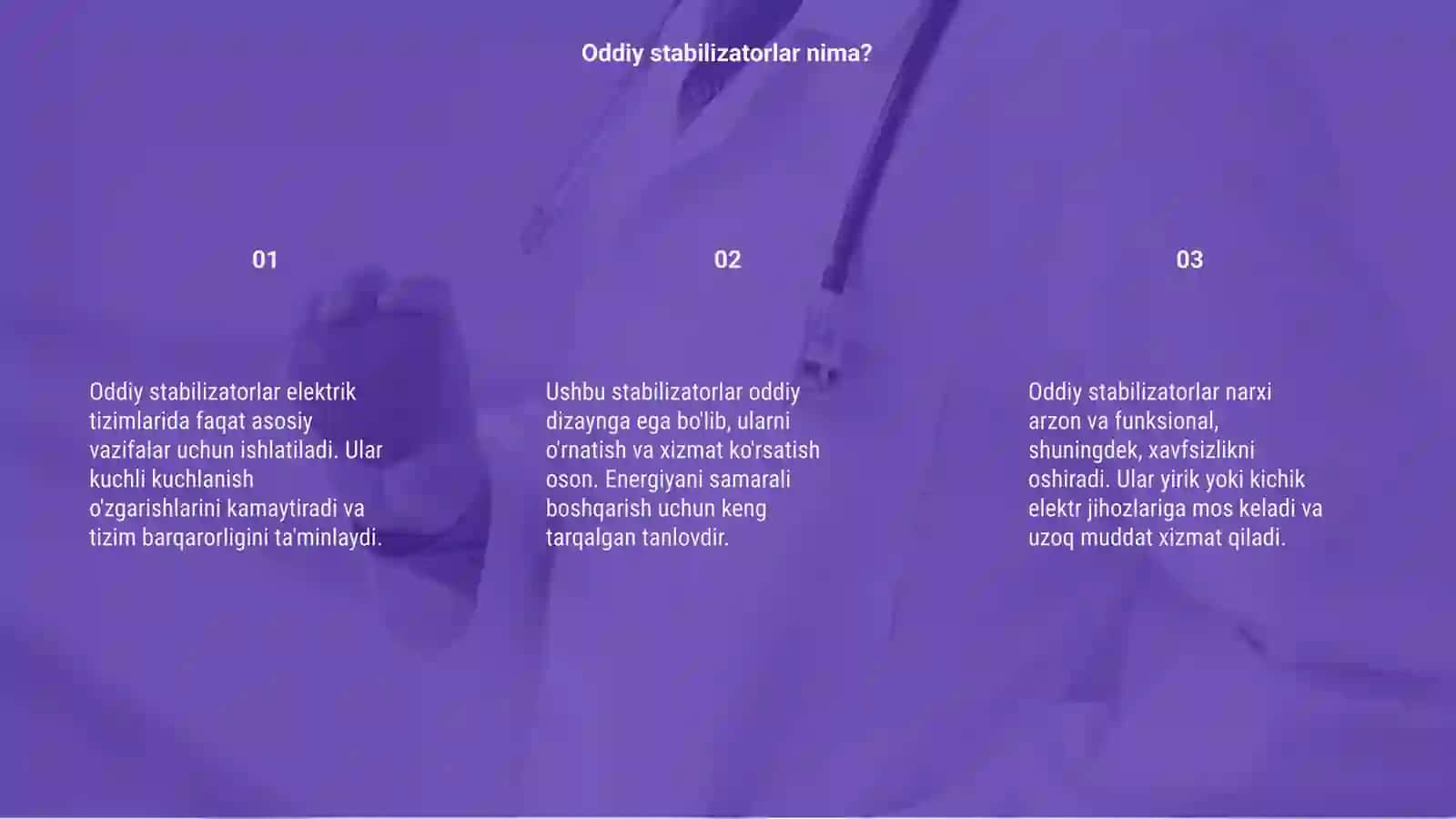 Oddiy stabilizatorlar haqida ma'lumot 3