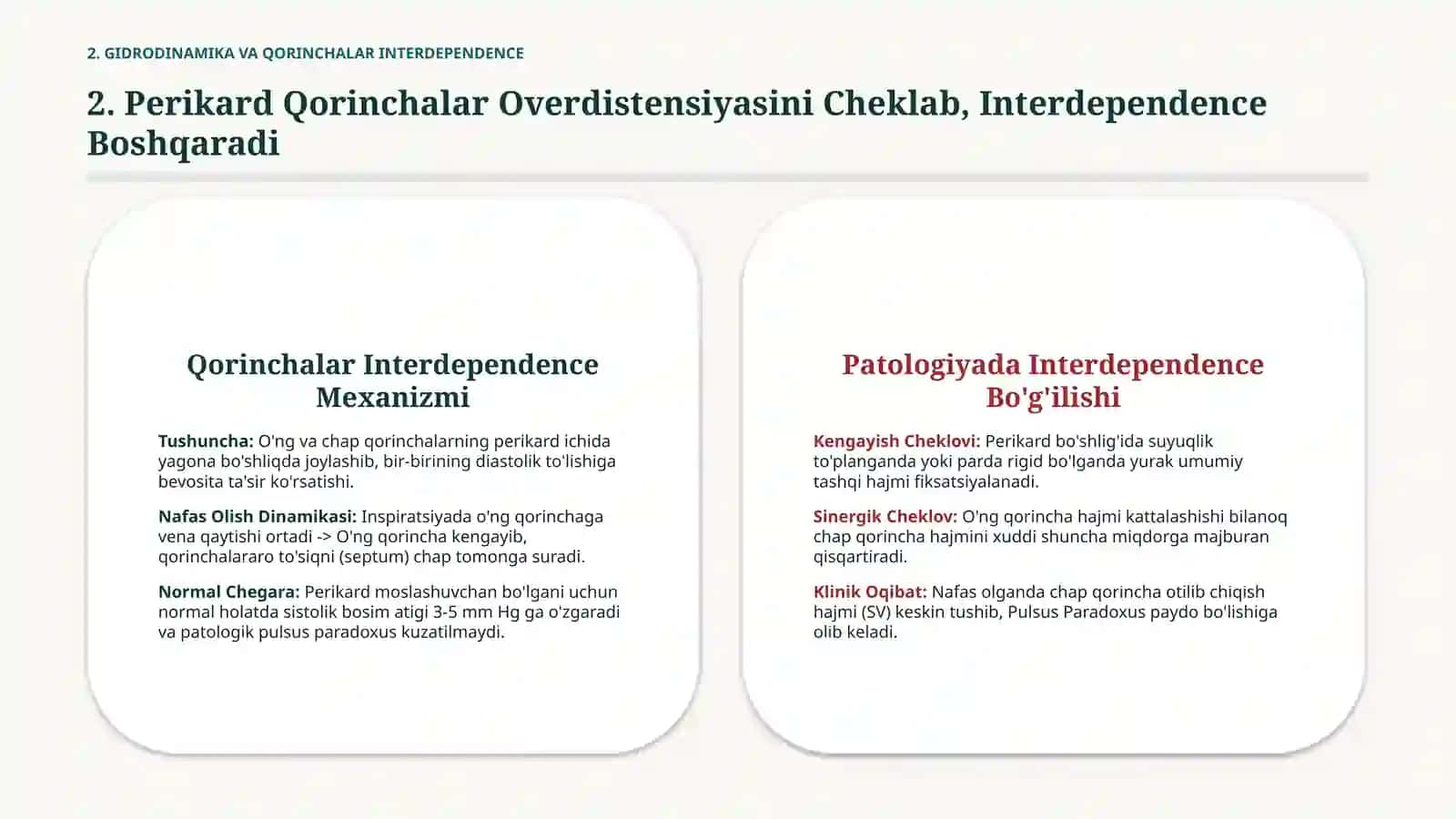 Perikard patologiyasida yurak funksiyasi buzilishlari — 15 slayd 3