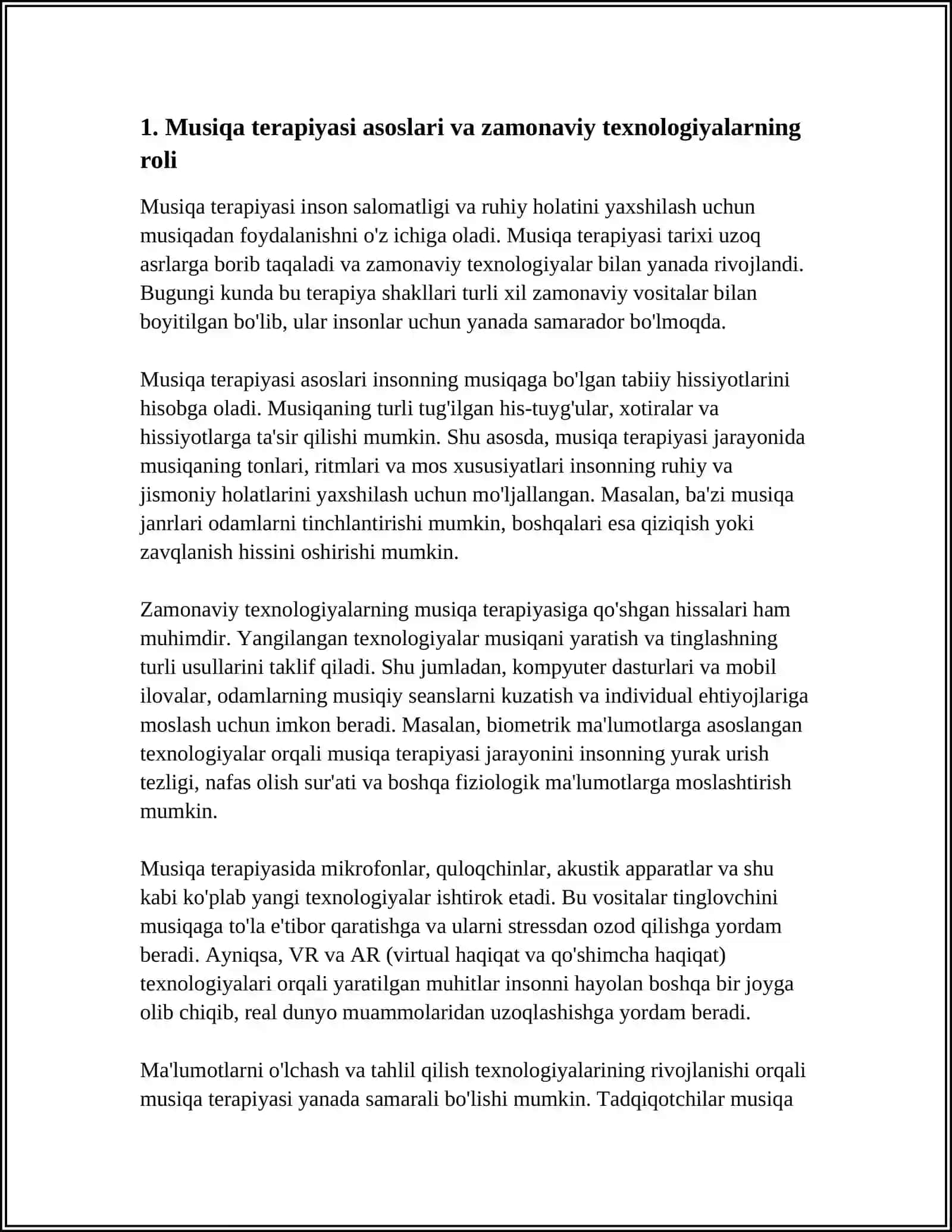 MUSIQA TERAPIYASI TEXNOLOGIYALARI VA ZAMONAVIY VOSITALAR 3