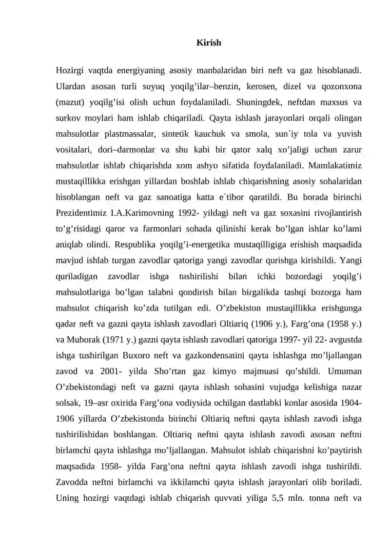 Neftni mexanik aralashmalardan tozalash va fraksiyalarga ajratish qurilmasi 3