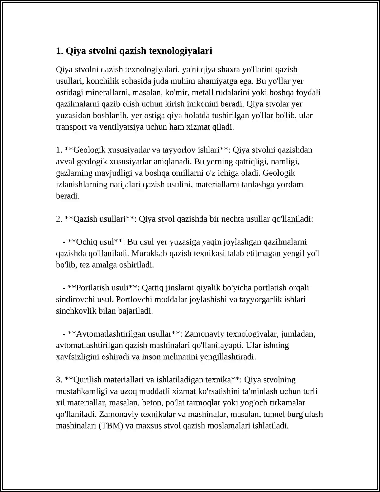 QIYA STVOLNI ÕTISHDA MARKSHEDIRLIK ISHLARI 3