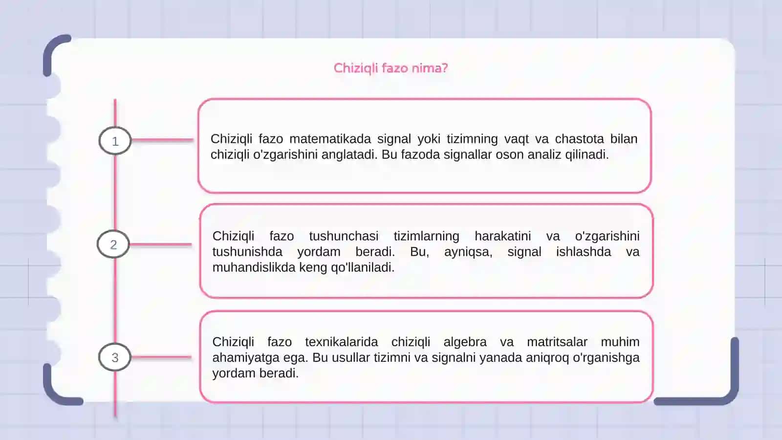 Chiziqli fazo 3