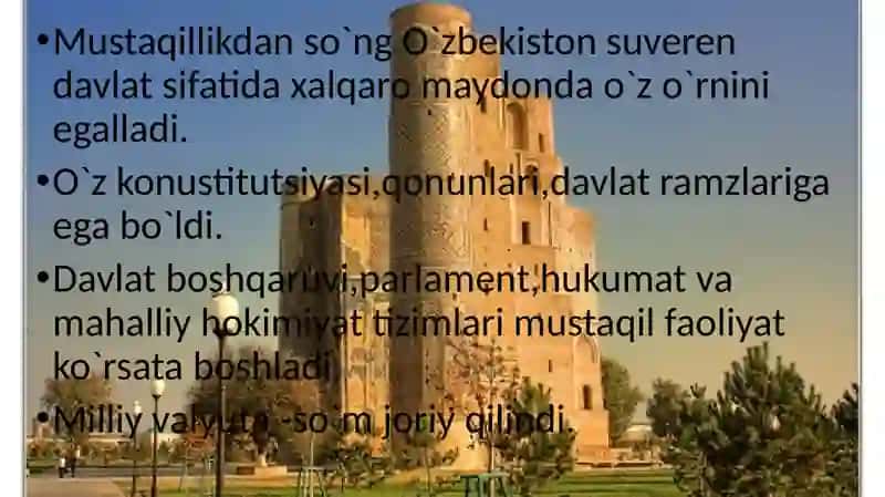 O`zbekiston va Jahon hamjamiyati 3