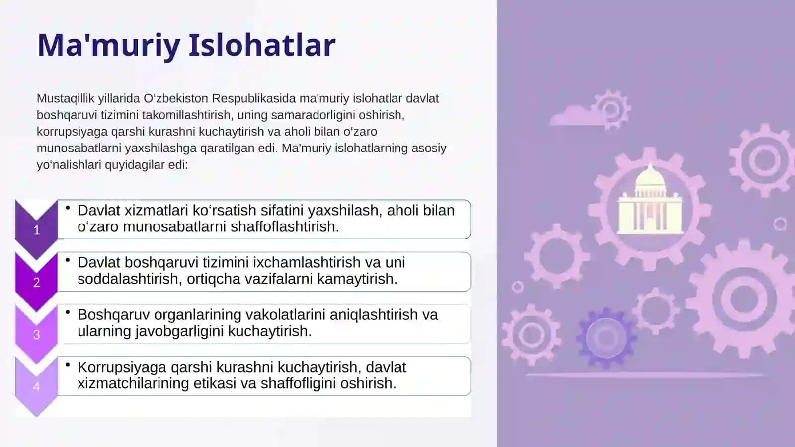 Mustaqillik Davrida O‘zbekiston Respublikasida Amalga Oshirilgan Islohatlar 3