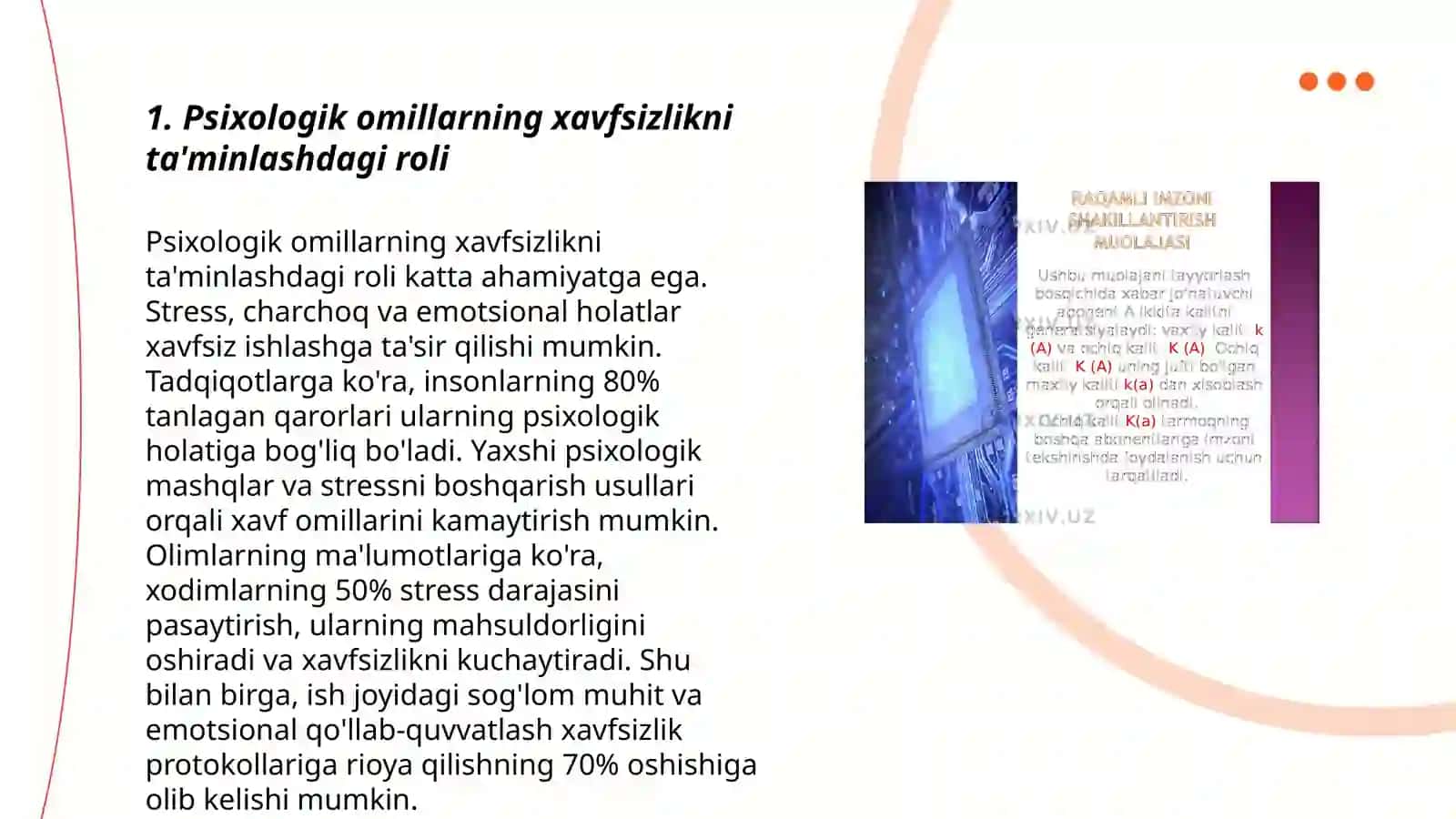 Faoliyat xavfsizligini ta’minlashda psixologikomillarning ahamiyati 3
