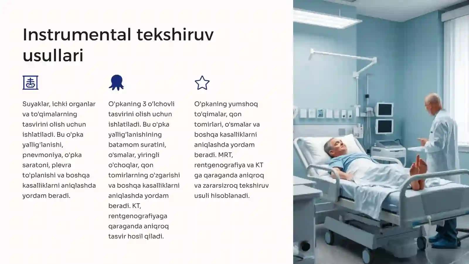 Nafas olish azolari kasalliklarini zamonaviy laboratory instrumental tekshiruv usullari 3