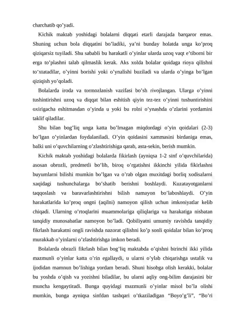 Kichik yoshdagi bolalarga beriladigan milliy va harakatli o‘yinlarni o‘rgatish 3
