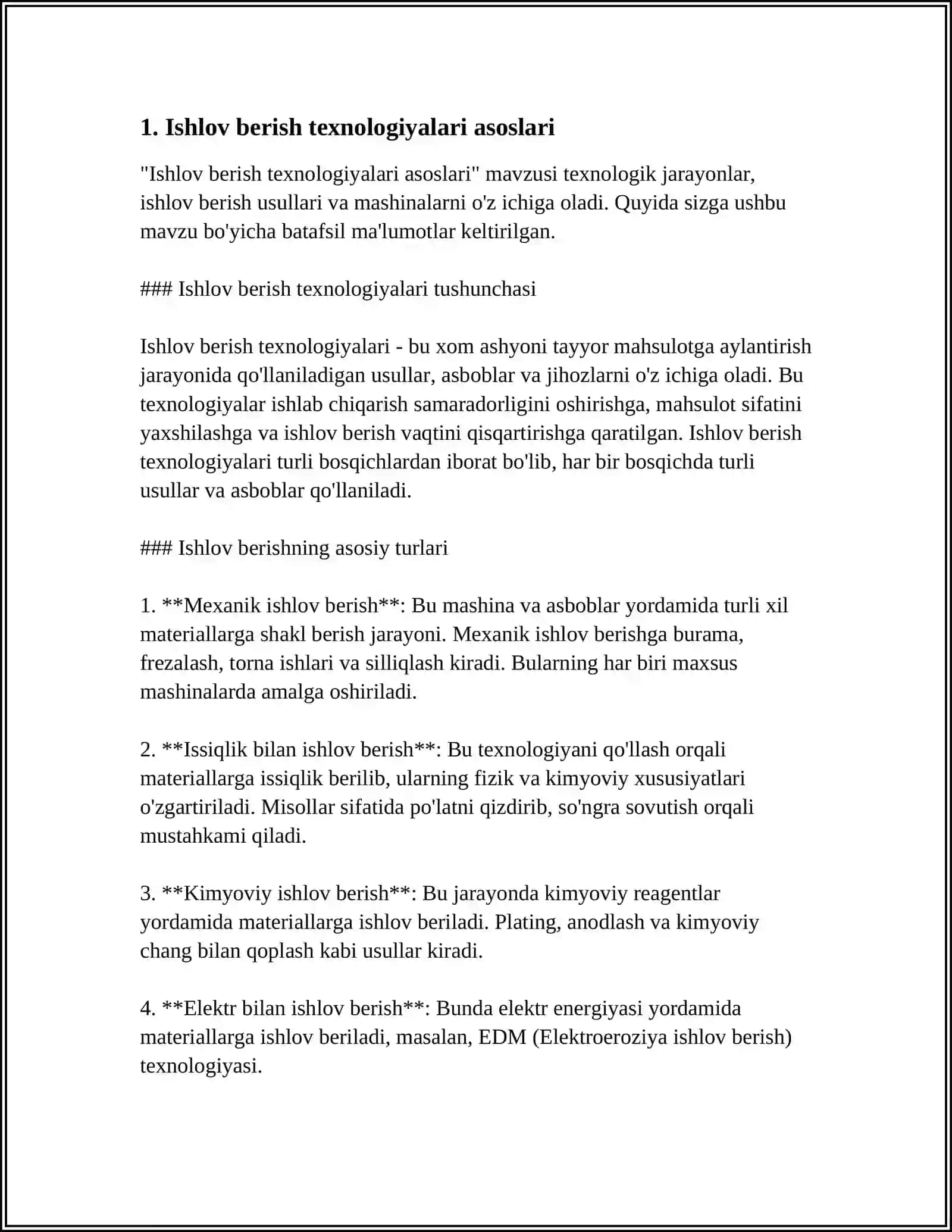 ERKAKLAR UST KIYMIGA TEXNOLOGIK ISHLOV BERINSH 3
