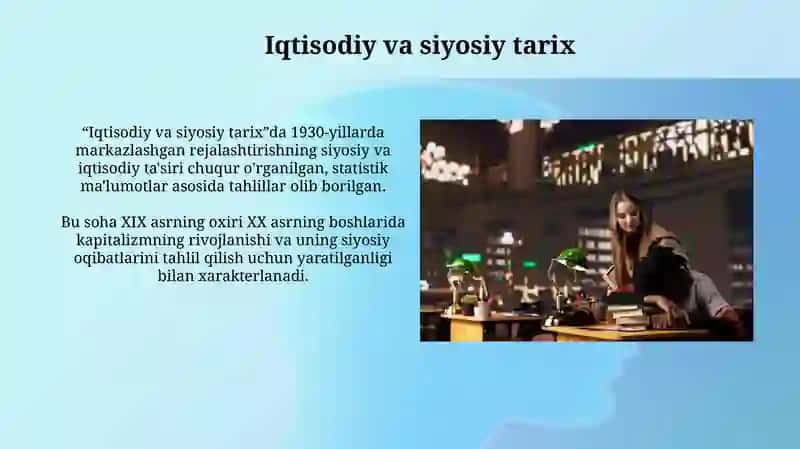 Iqtisodiy va siyosiy tarix 3