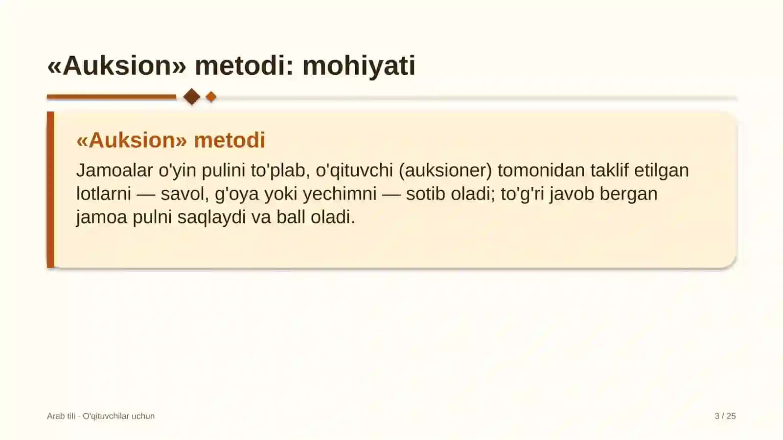 arab tili darslarida auksion metodidan foydalanish 2413 3