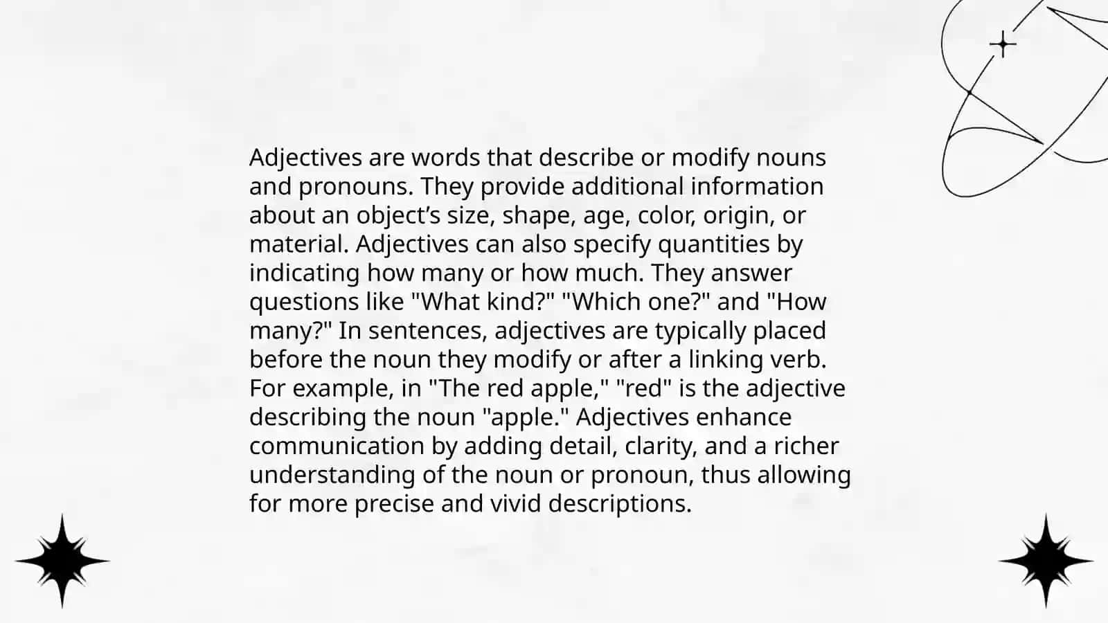 Adjectives and adverbs 3
