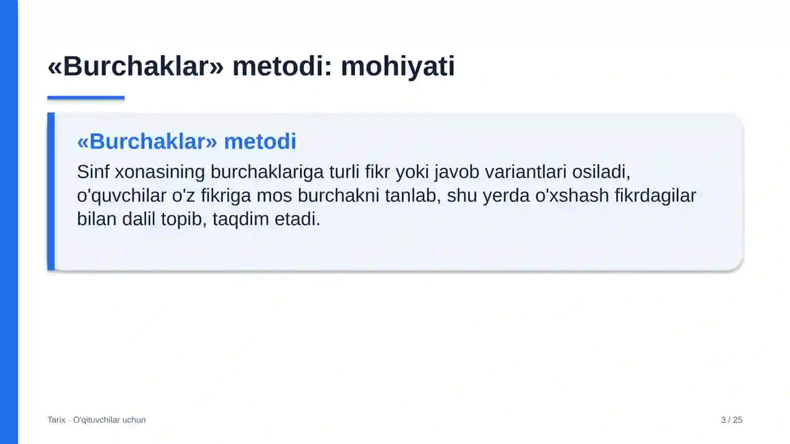 tarix darslarida burchaklar metodidan foydalanish 8584 3