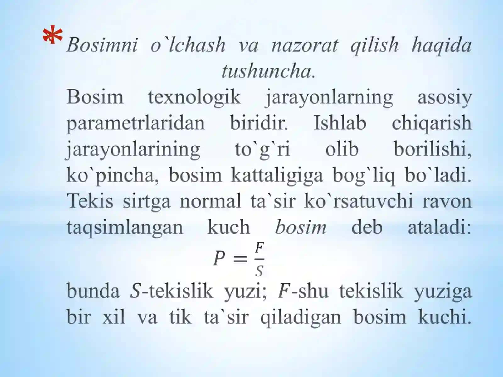 Bosim va siyraklanishni o`lchash asboblari, ularni turlari va tuzilishi 3