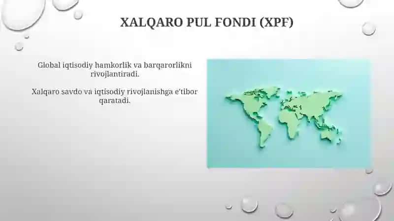 Jahoning yirik iqtisodiy tashkilotlari va ularning roli 3