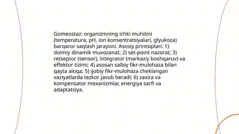 Gomeostaz 3