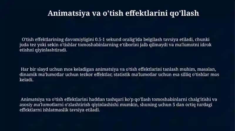 Samarali Slayd Dizayni 3