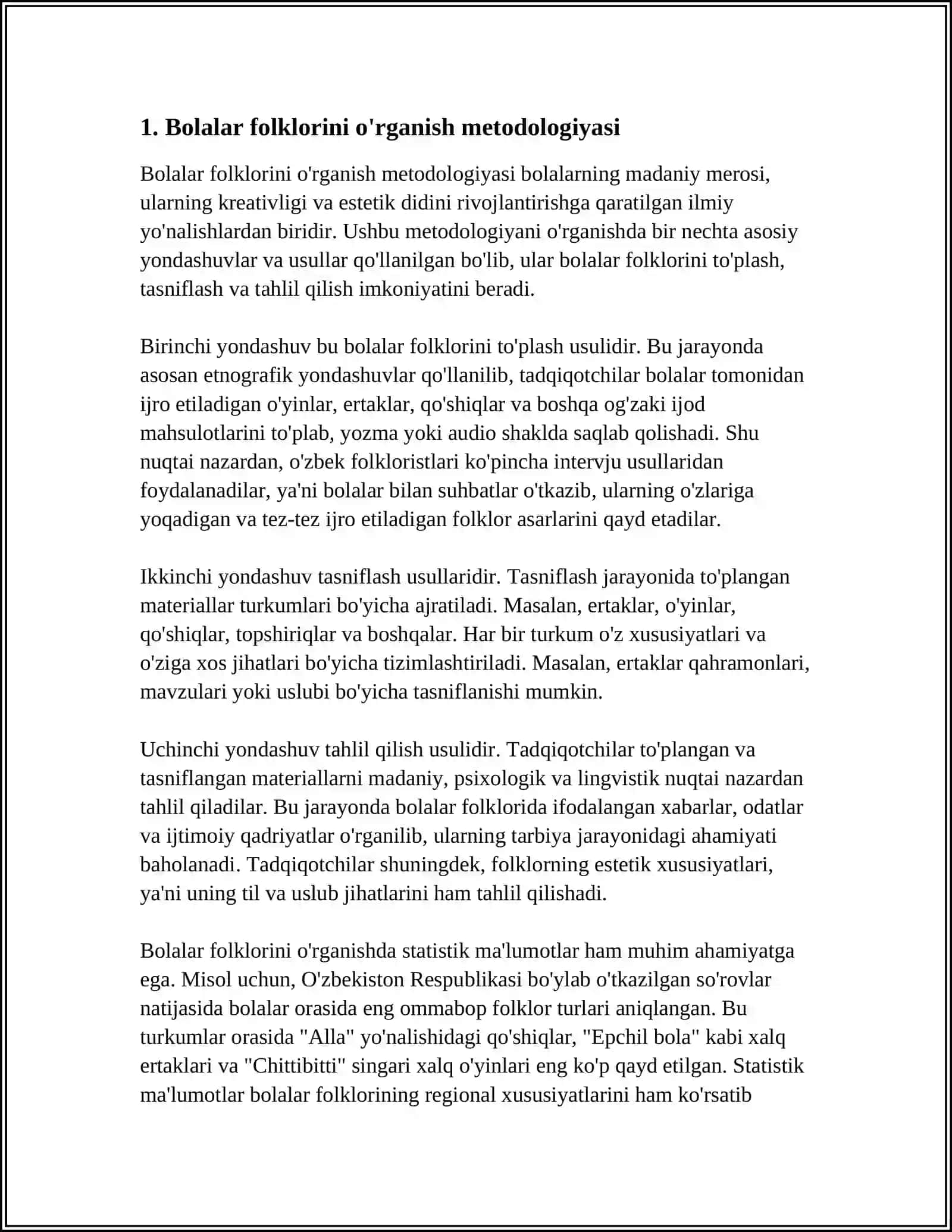 BOLALAR FOLKLORINING OʻZIGA XOS TAMOYILLARI 3