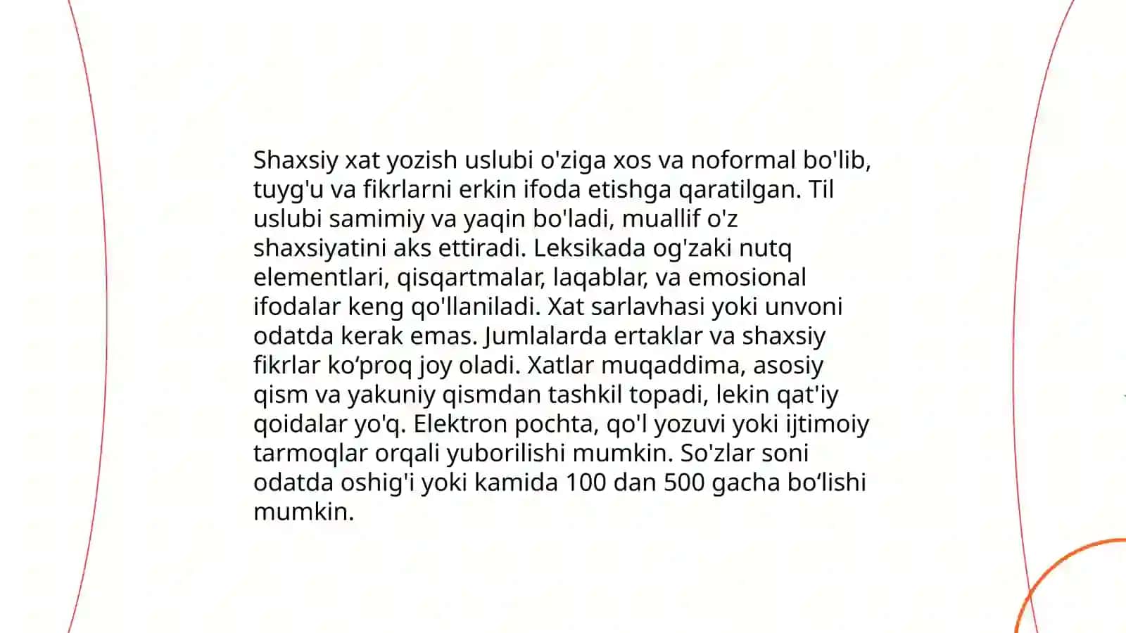 Shaxsiy ish qogozlar uslubi 3