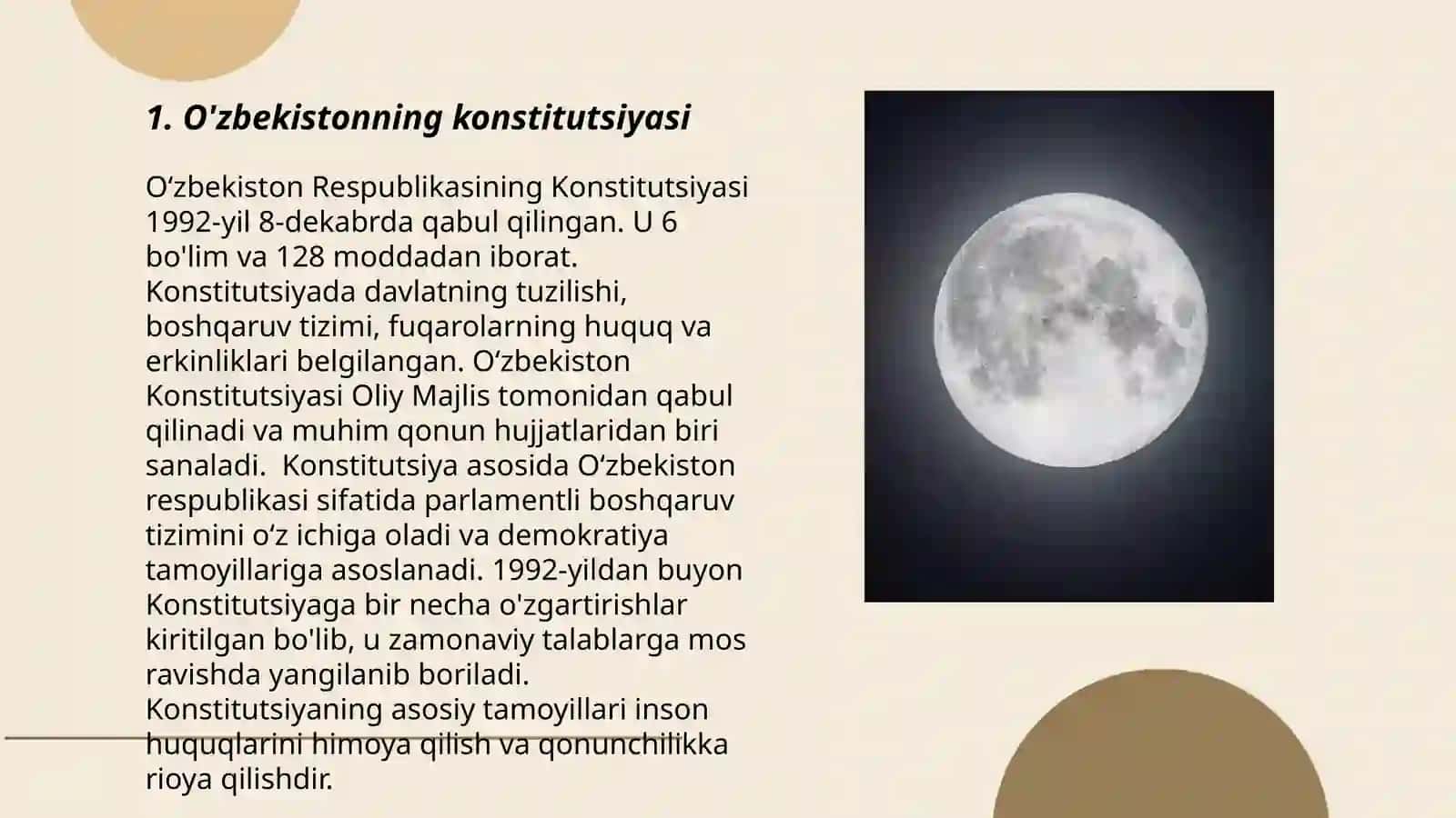 O'zbekiston Suveren demokratik huquqiy ijtimoiy va dunyoviy davlat 3