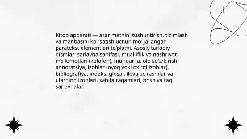 Kitob apparati bilan ishlash 3