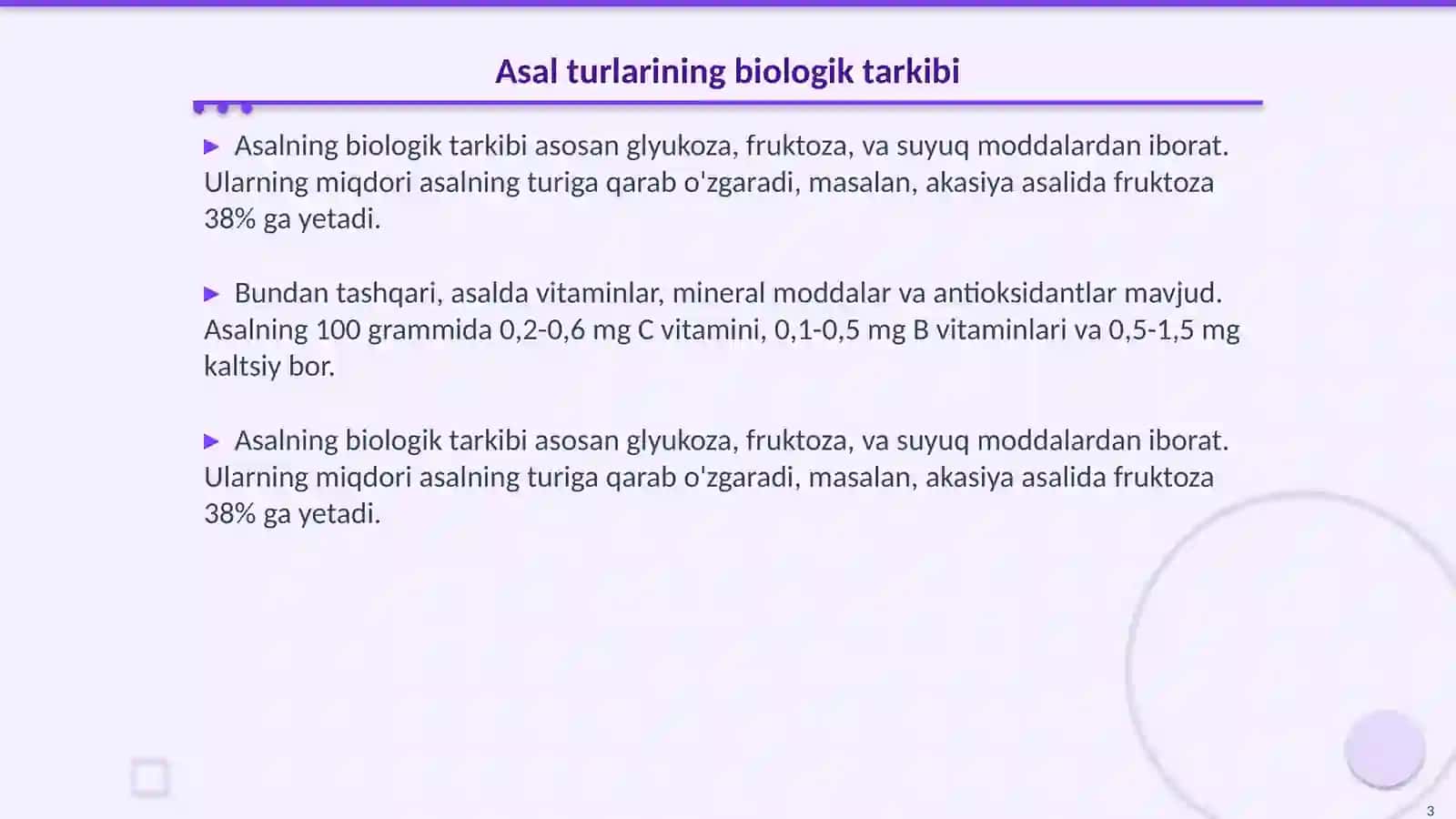 Asal turlarning tavsifi va qoʻllanilishi 3