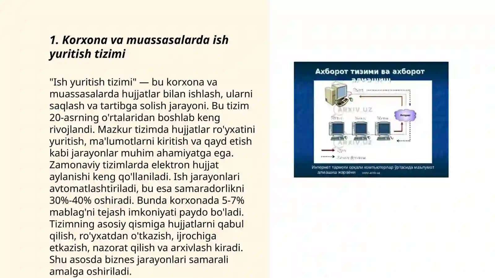 Korxona va muassasalarda ish yuritishni tashkil etish va uning texnologiyalari 3