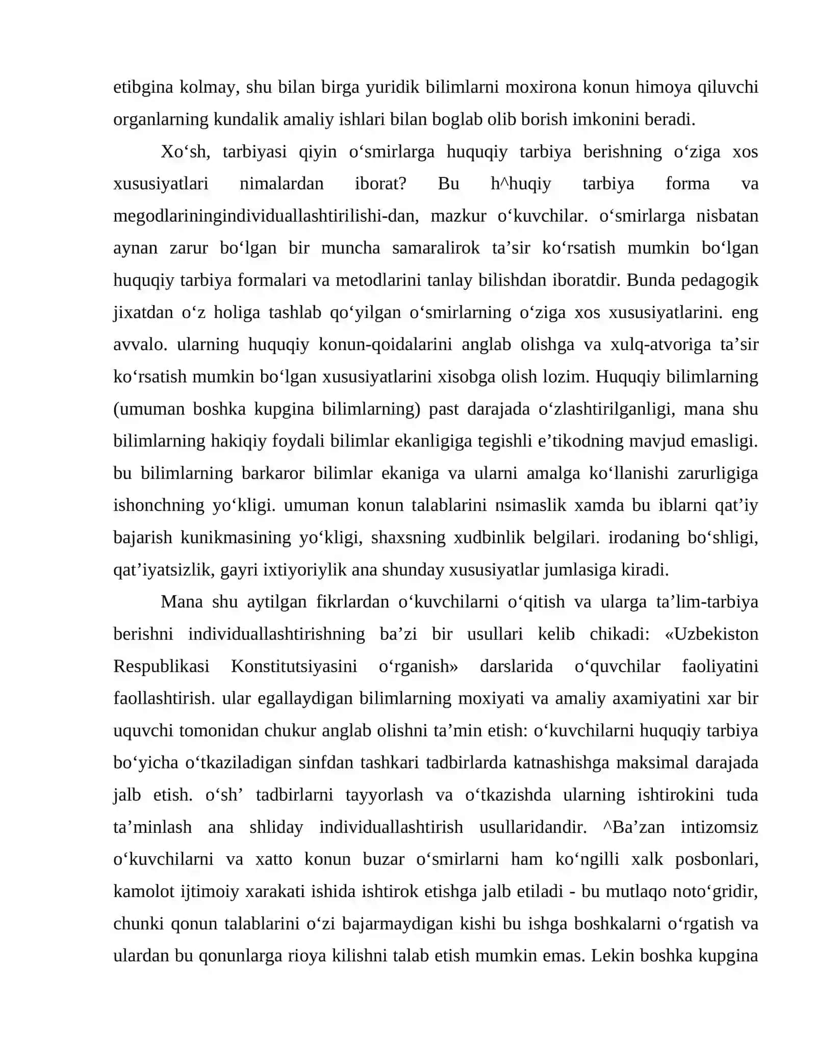 Tarbiyasi qiyin oʻsmirlarga huquq tarbiyasi berishning baʼzi bir psixologik masalalari 3