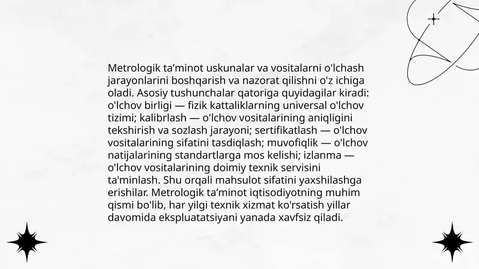 Mahsulotni davlat sinovlarida metrologik taʼminot 3