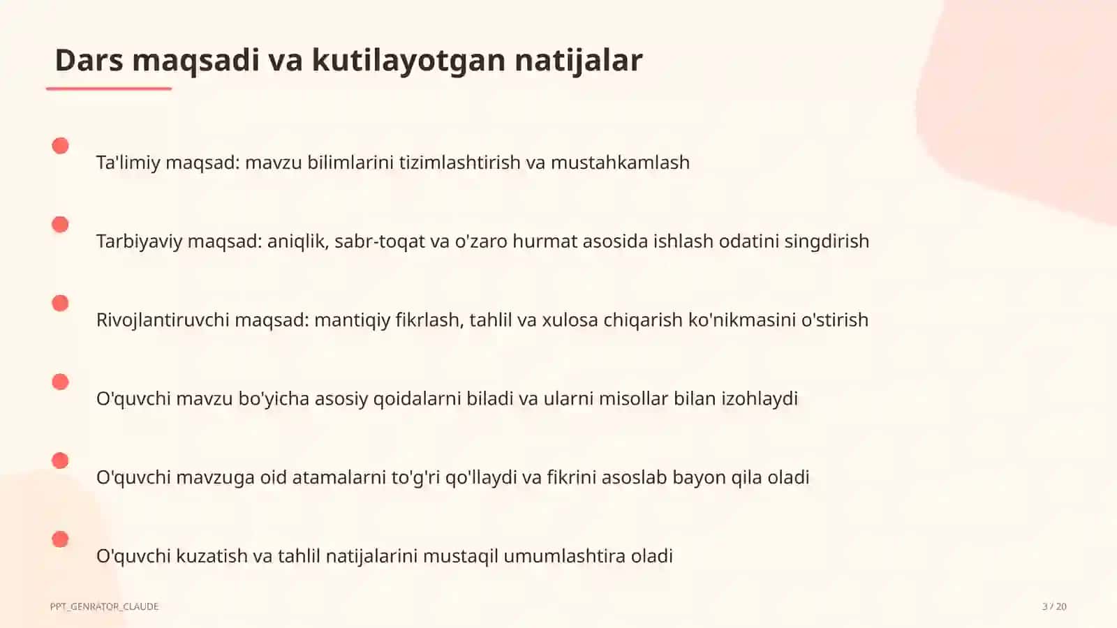 Sog'lom turmush tarzi hayot garovi (7-sinf) 3