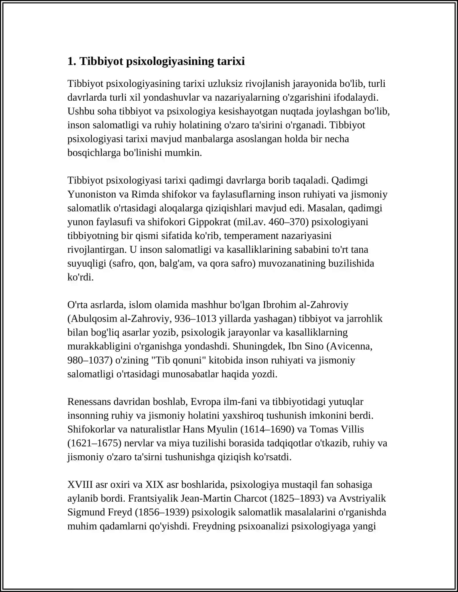 TIBBIYOT PSIHALOGYASI HAQIDA TUSHUNCHA 3