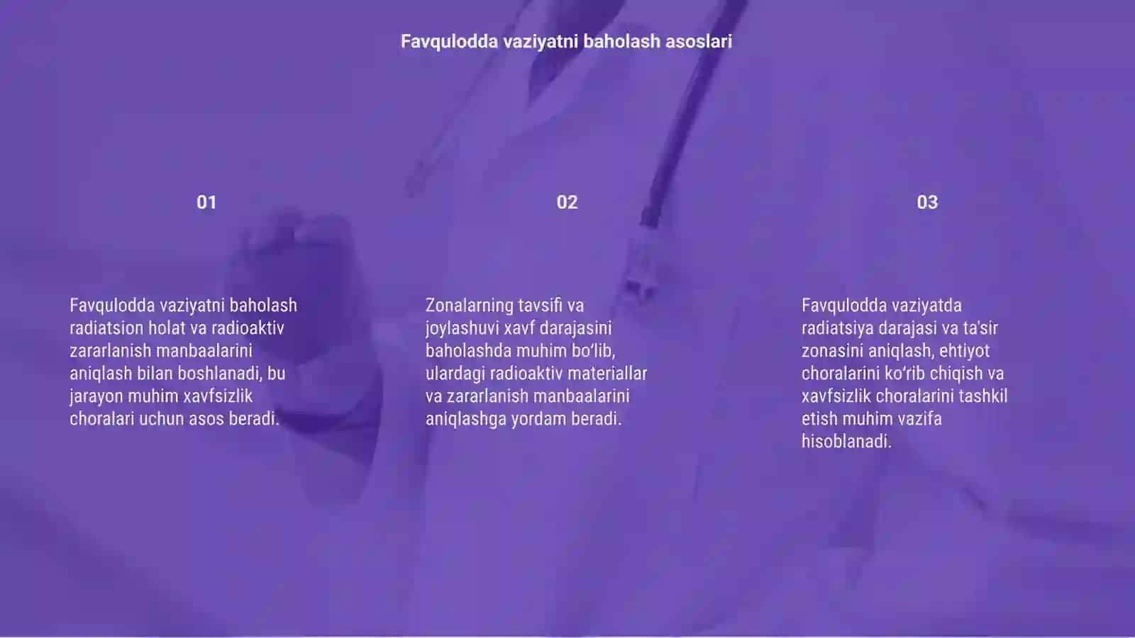 Zonalar tavsifi va joylashuvi 3