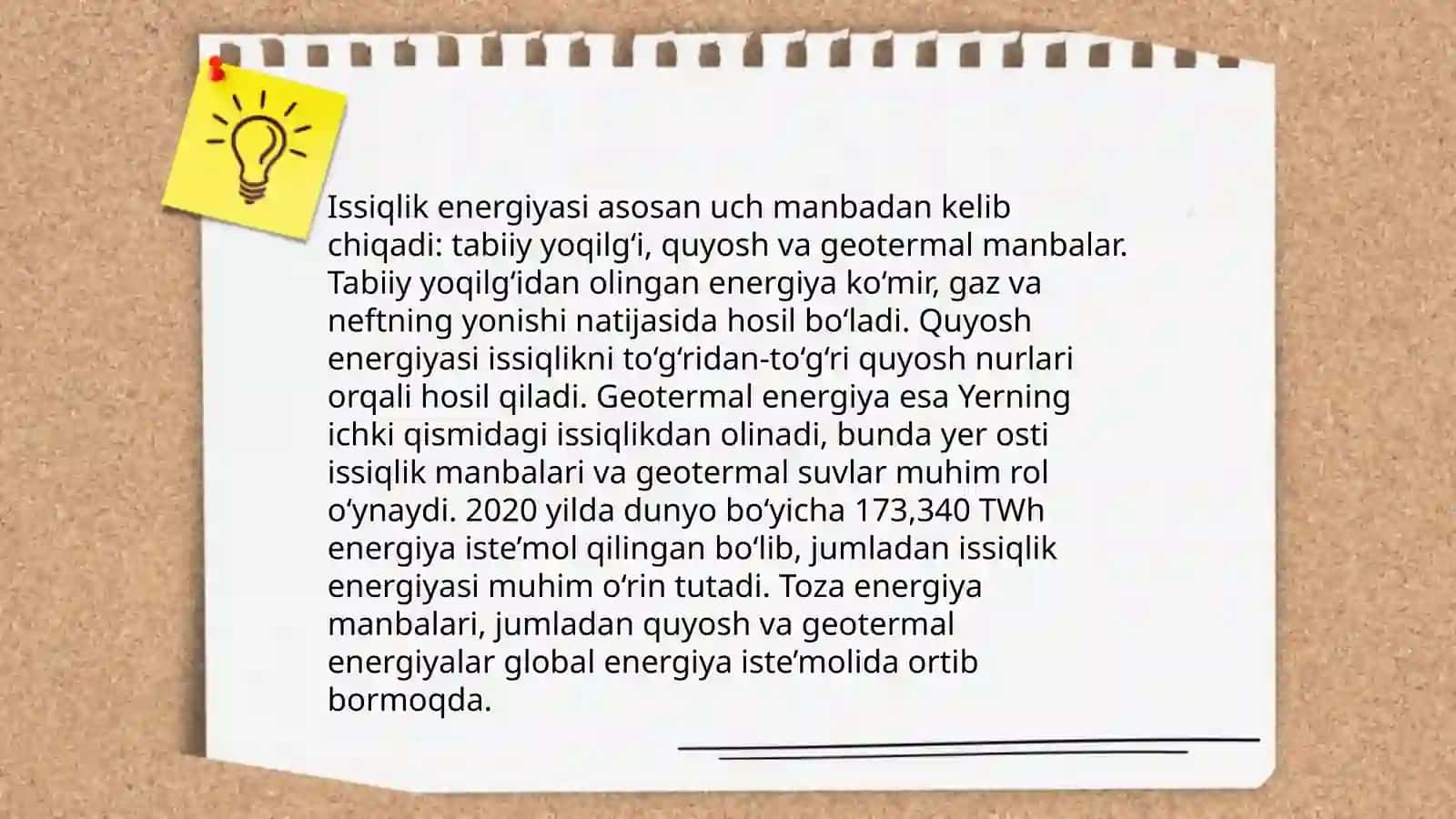 Issiqlik energiyasi haqida umumiy malumot 3