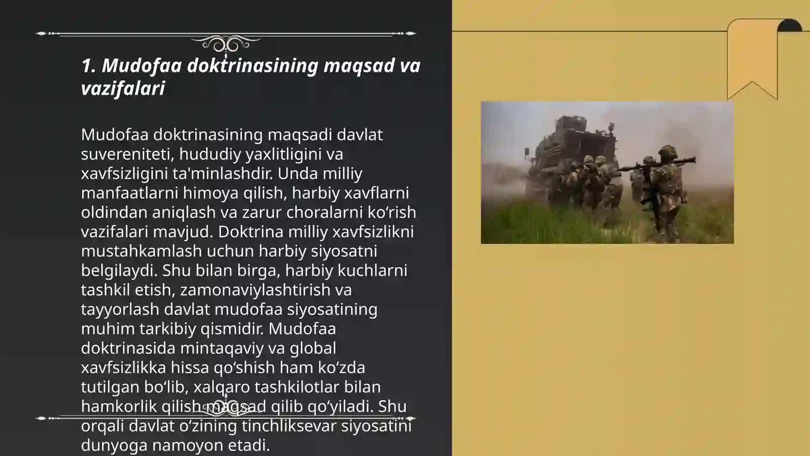Urush holati va hududiy mudofaa xalqaro hamkorlik 3