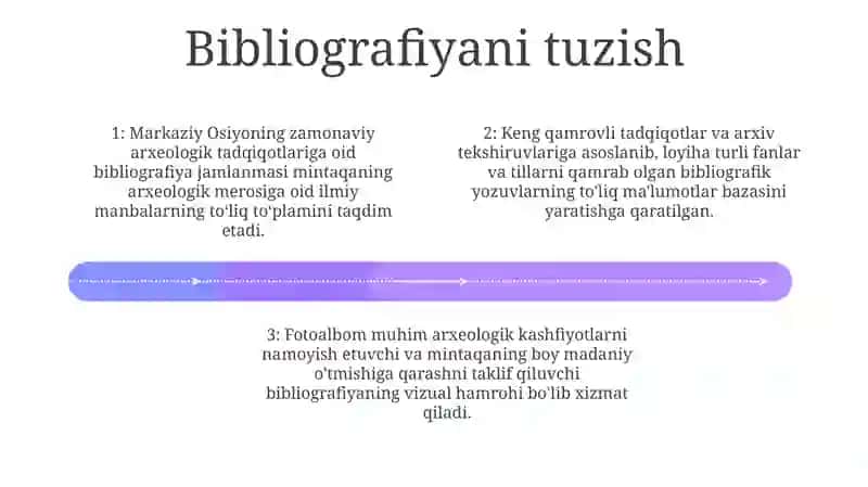 O‘Rta Osiyo Zamonaviy Arxeologik Tadqiqotlarini Bibliografiyasini Tuzish (Internet Ma’Lumotlari Asosida)Haqida Internet Ma’Teriallari Asosida Fotoalbom Tayyorlash 3