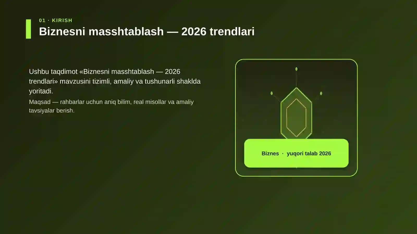 Biznesni masshtablash — 2026 trendlari 3