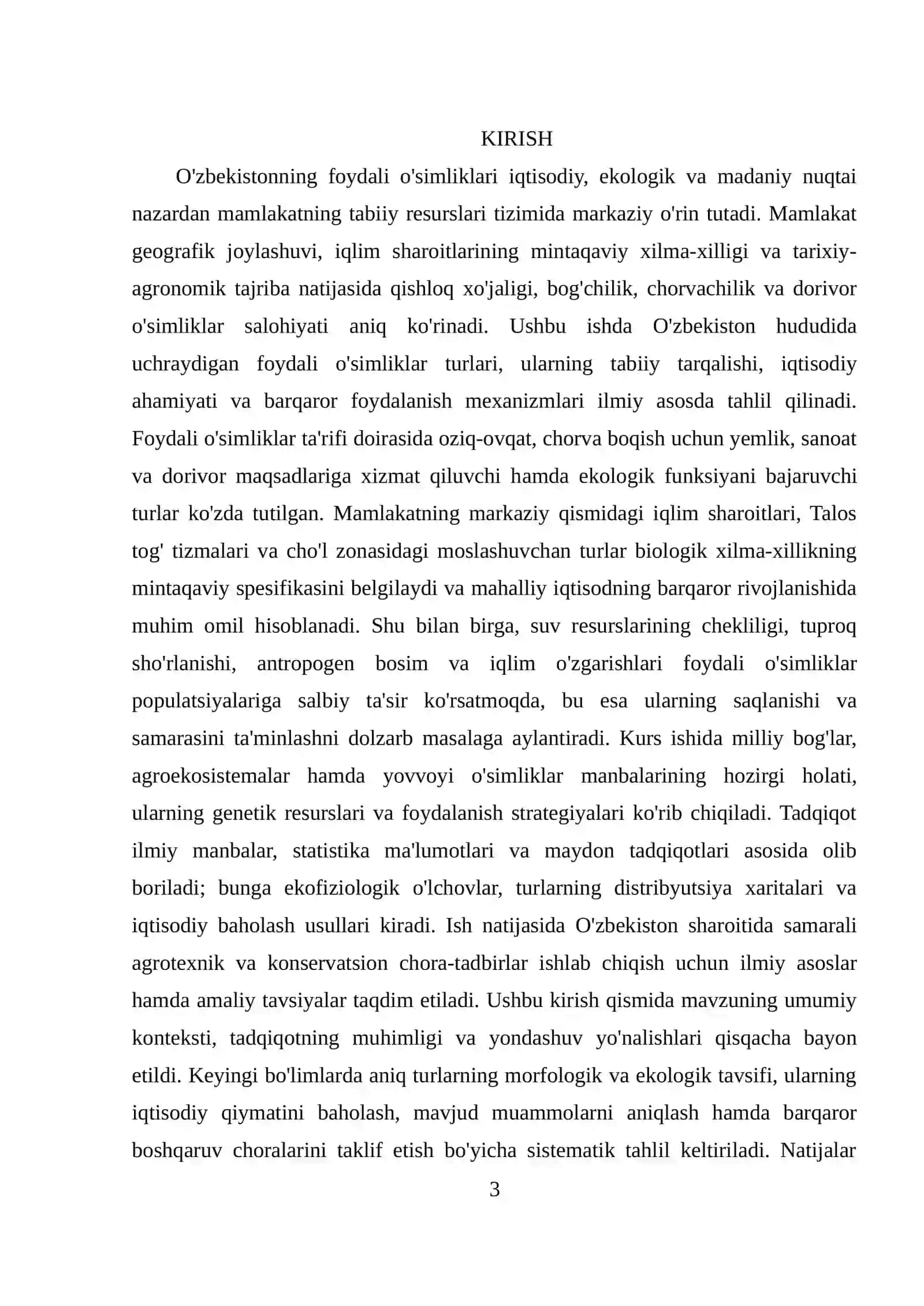 Foydali o'simliklarning nazariy asoslari 3
