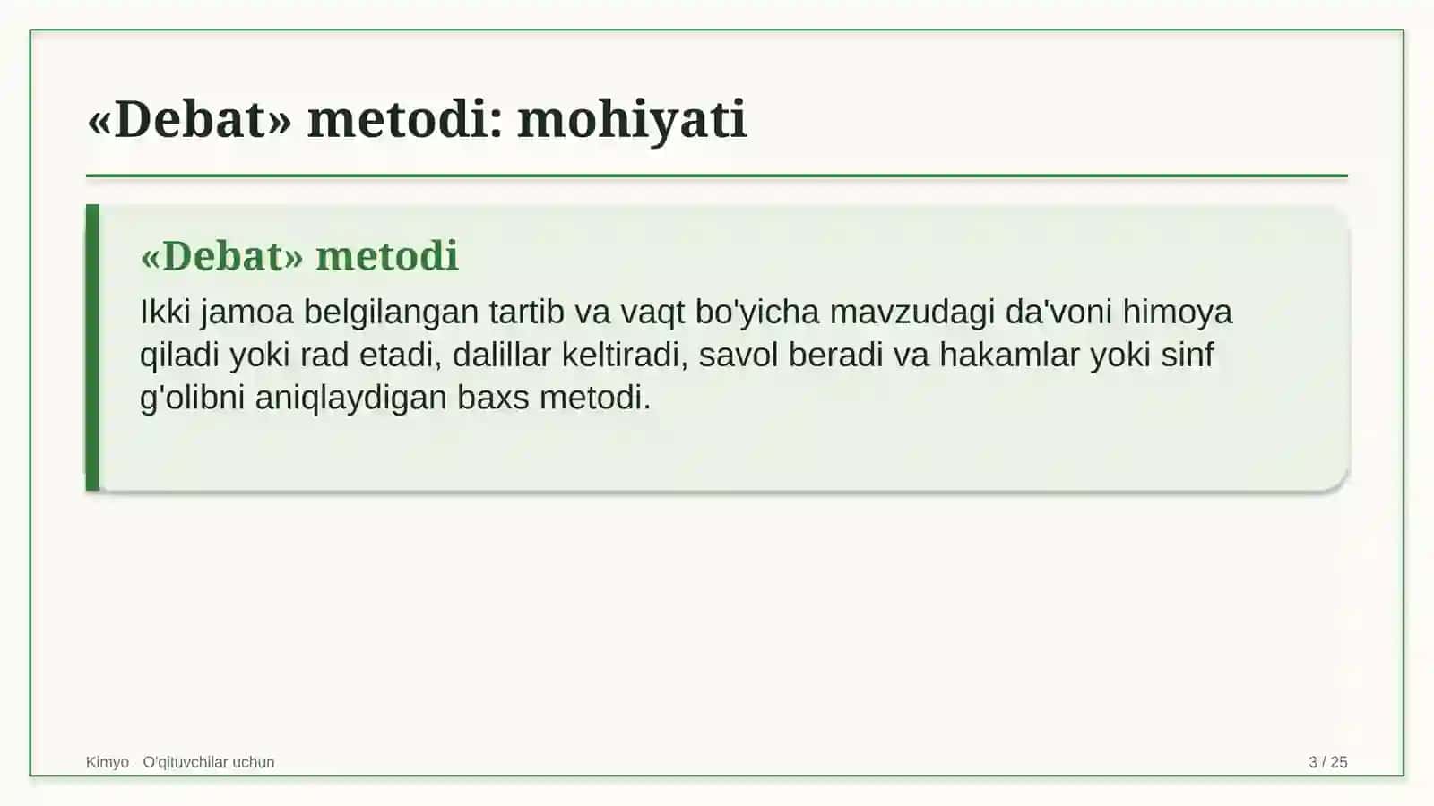 kimyo darslarida debat metodidan foydalanish 7089 3