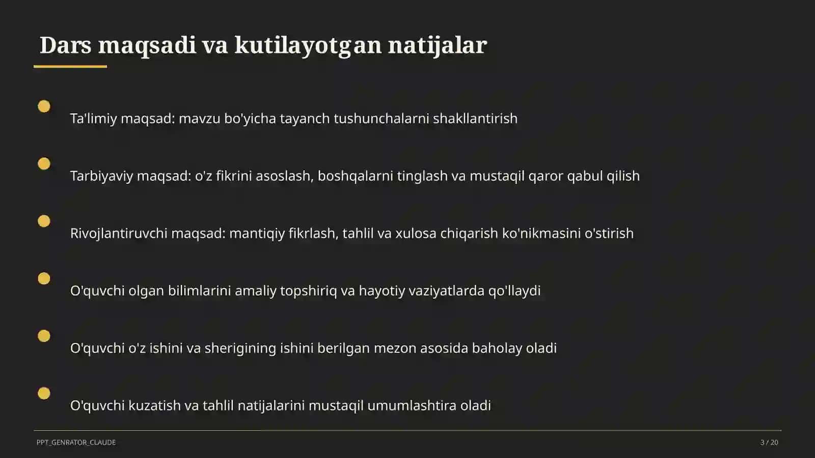 Uyushiq bo'laklar va tinish belgilari (8-sinf) 3