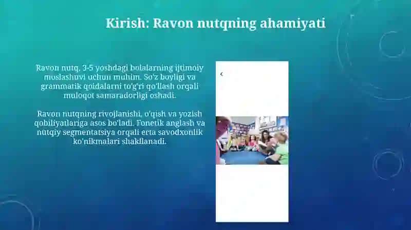 Maktabgacha yoshdagi bolalarda ravon nutqni rivojlantirish 3