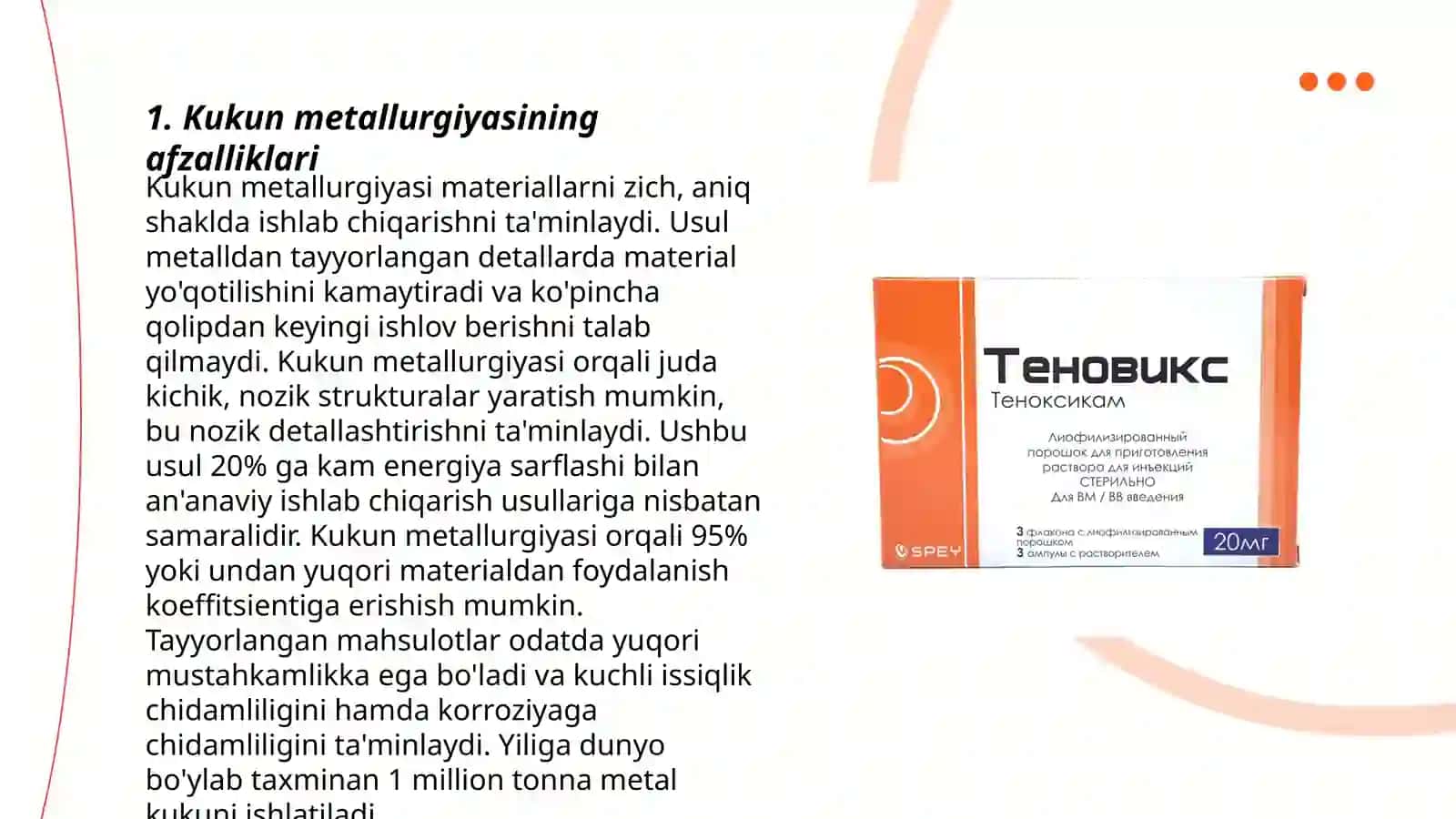 Mashinasozlikda kukun metallurgiyasini qo‘llanilishi 3